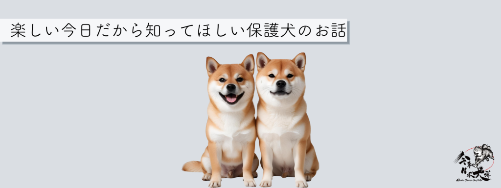 楽しい今日だから知ってほしい保護犬のお話